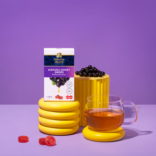 Manuka Honey & Blackcurrant Drops